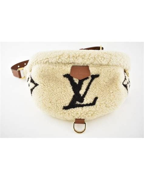 lv fuzzy fanny pack